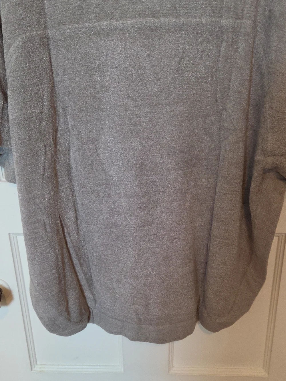 Barefoot Dreams CozyChic Ultra Lite Weekend Poncho In Nickle Sz XXS-XS